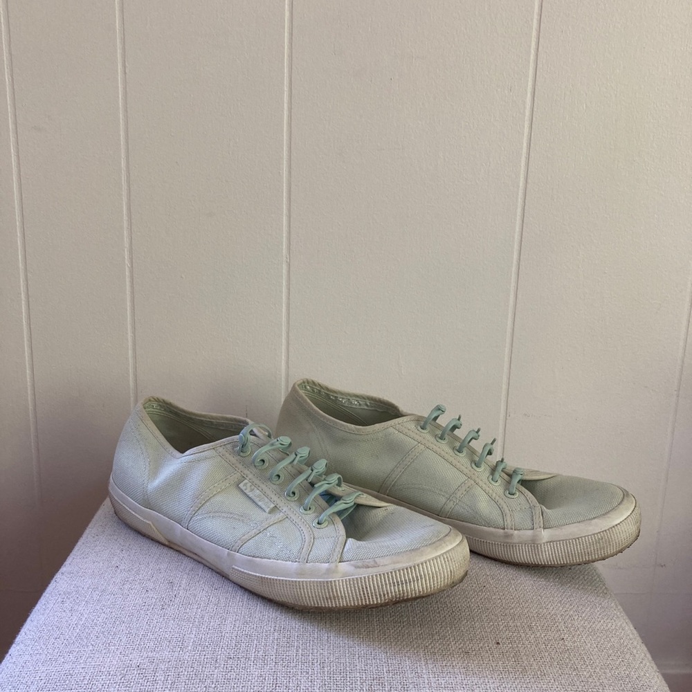 Superga Cotu Classic Pastel Green Size 12